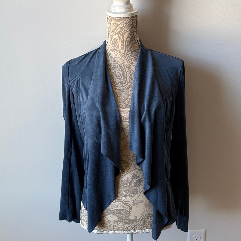Kut from the Kloth Navy Draped Blazer